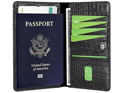 ​本革パスポートホルダー